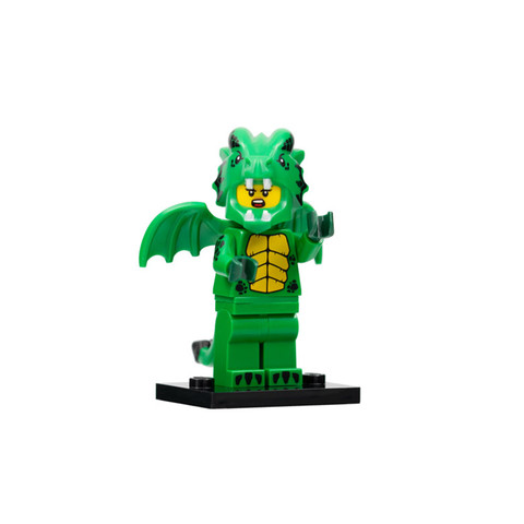 LEGO® 2022 LEGO® Újdonságok col23-12 - Zöld sárkány jelmezes lány