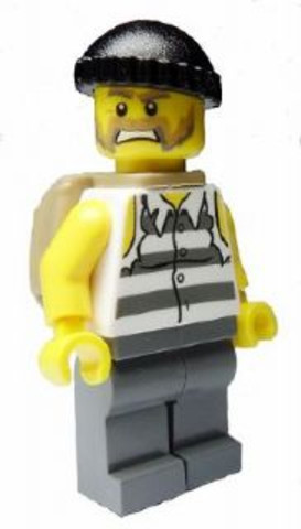 LEGO® Minifigurák cty0448 - Rabló hátizsákkal