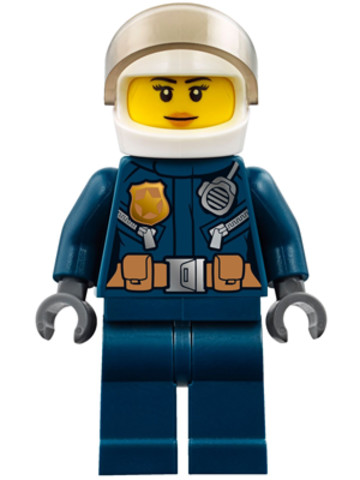 LEGO® Minifigurák cty0774 - Rendőrségi Helikopter Pilóta, Nő