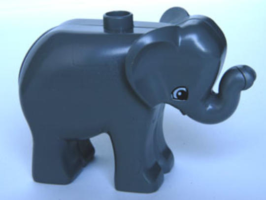 LEGO® Alkatrészek (Pick a Brick) elephc01pb02 - Sötét kékes-szürke Baby elefant
