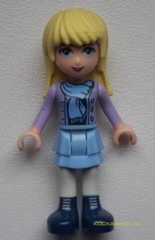LEGO® Minifigurák frnd053 - Friends Stephanie-világoskék szoknyában