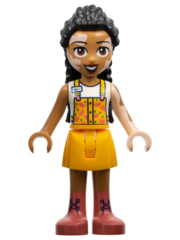 LEGO® Minifigurák frnd578 - Friends Jordin - Bright Light Orange Jumper, Coral Boots