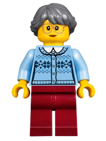 LEGO® Minifigurák hol092 - Winter Holiday Train Station Grandmother