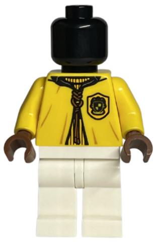 LEGO® Minifigurák hp258 - Mannequin - Quidditch Yellow Robe, Hufflepuff Crest
