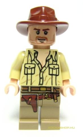 LEGO® Minifigurák iaj020 - Indiana Jones, nyitott ingben