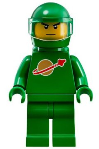 LEGO® Minifigurák idea007 - Zöld Classic Sace űrhajós (Pete)