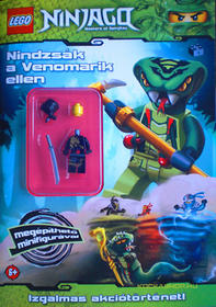 Ninjago foglalkoztatófüzet - Nindzsák a Venomarik ellen, minifigurával
