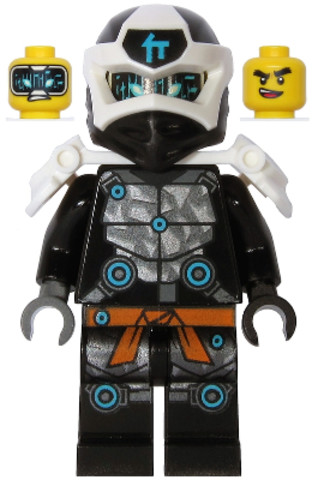 LEGO® Minifigurák njo588 - Cole - Digi Cole, Shoulder Armor with Scabbard