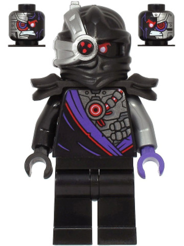 LEGO® Minifigurák njo629 - Nindroid Warrior, Black Shoulder Pads - Legacy