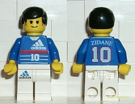 LEGO® Minifigurák SOC044 - Focista, Zidane 10-es mezben