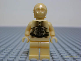 C-3PO világos-arany minifigura