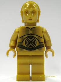 C-3PO arany minifigura