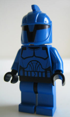 LEGO® Minifigurák sw0244 - Szenátusi Őr (Kommandó) Kék Páncélban
