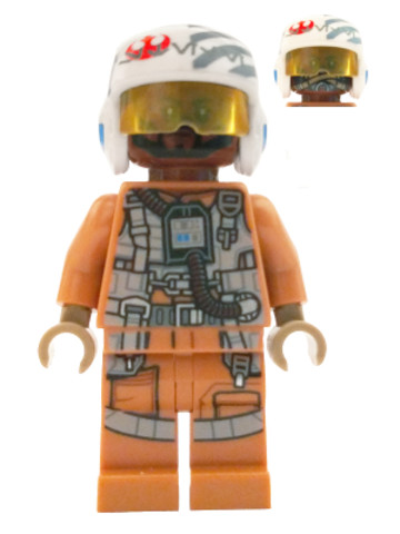 LEGO® Minifigurák sw1005 - Resistance Bomber Pilot - Finch Dallow