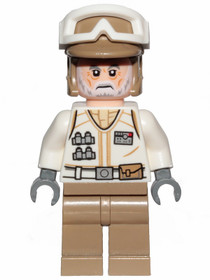 Hoth lázadó katona - szakállal, fehér egyenruha, sötét cserszín lábakkal