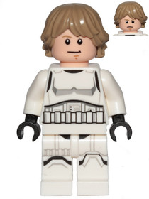 Luke Skywalker - Stormtrooper Outfit, Printed Legs, Shoulder Belts