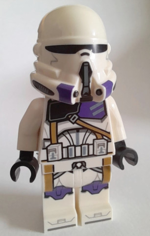 LEGO® Minifigurák sw1206 - Clone Trooper Commander, 187th Legion (Phase 2) - Nougat Head
