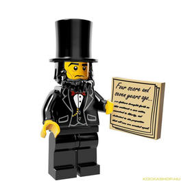 Abraham Lincoln minifigura - 71004 The LEGO Movie