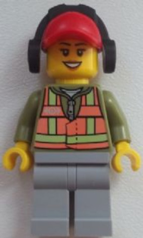 LEGO® Minifigurák trn236 - Vonatkarbantartó Lány