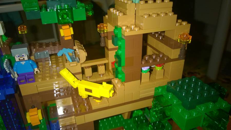 Karácsonyi Minecraft Lombház A Dzsungelben