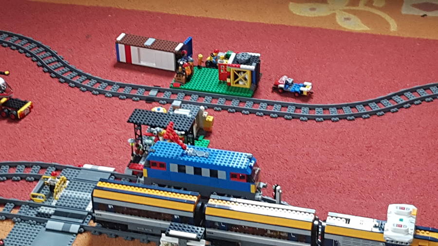 Lego Balatonszárszó vasútállomás 