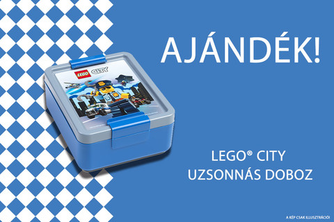 Ajándék LEGO® City uzsonnás doboz járhat vásárlásod mellé!