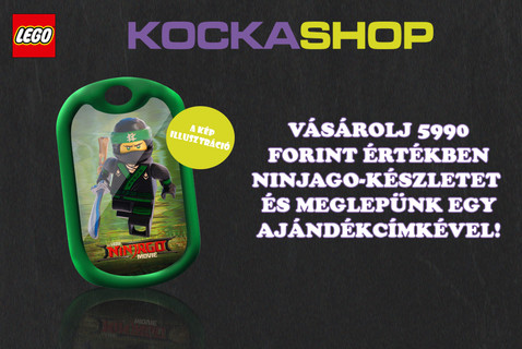 Vásárolj legalább 5990 Forintért Ninjago-készletet és ajándékkal lepünk meg!