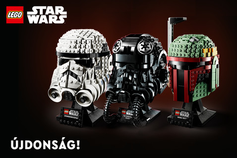 LEGO Star Wars sisakok a Kockashopban!