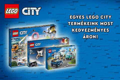 LEGO City termékek most kiemelt kedvezménnyel!