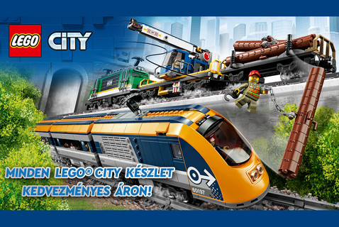 Minden LEGO® City termék most kedvezményes áron! 