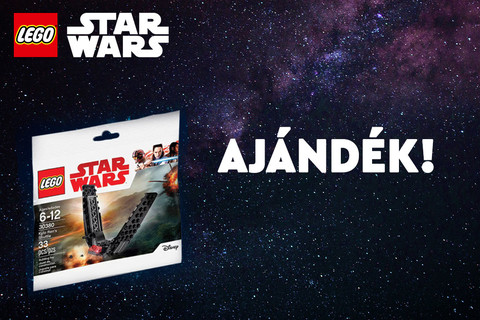 Ajándék Kylo Ren űrsiklója polybag járhat LEGO® Star Wars™ vásárlásod mellé!
