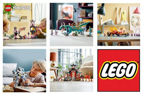 Akciódús játékok és fantasztikus építési élmény: LEGO® NINJAGO® 
