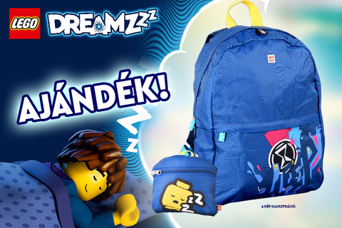 Ajándék LEGO® DREAMZzz™ összehajtható hátizsákkal várunk!