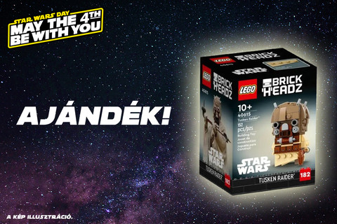 Április 29-től Star Wars napok a Kockashopban: Ajándék LEGO® BrickHeadz Buckalakó™ készlettel várunk