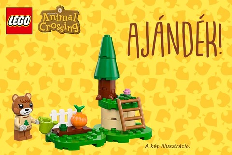 Ajándék LEGO® Animal Crossing™ készlet járhat vásárlásod mellé!