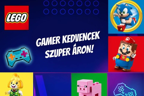 Videójáték inspirálta LEGO® kedvencek – építsd meg a kedvenc világodat!