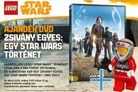 Star Wars DVD és polybag jár ajándékba!