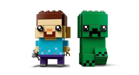 Jön a LEGO® BrickHeadz Steve és Creeper készlet!