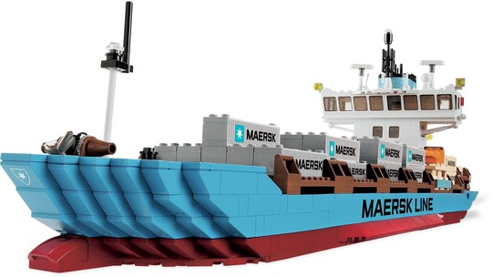 LEGO® Large Models 10155 - Maersk konténerszállító-hajó