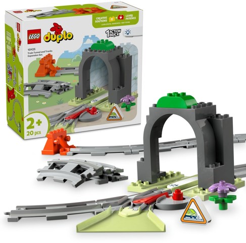 LEGO® DUPLO® 10425 - Vonatalagút és sínek kiegészítő szett