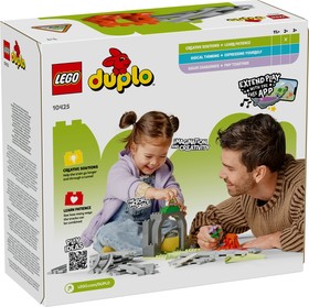 LEGO® DUPLO® 10425 - Vonatalagút és sínek kiegészítő szett