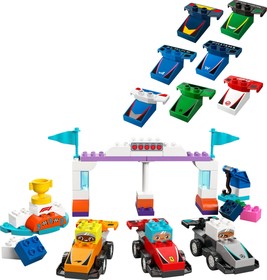 LEGO® DUPLO® 10445 - F1® versenyautók és pilóták