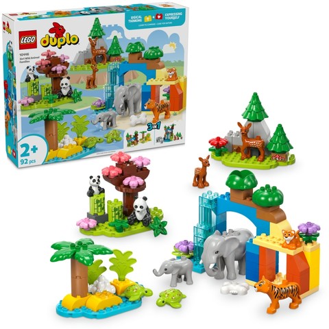 LEGO® DUPLO® 10446 - 3 az 1-ben állatcsaládok a vadvilágban