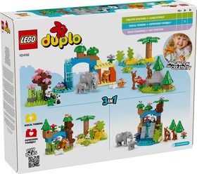 LEGO® DUPLO® 10446 - 3 az 1-ben állatcsaládok a vadvilágban