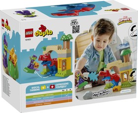 LEGO® DUPLO® 10463 - Dinoszaurusz Spidey-Rex vs. Zöld Manó