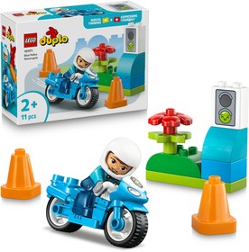 Kék rendőrségi motorkerékpár