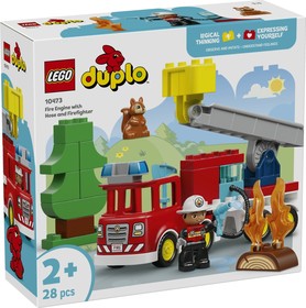 LEGO® DUPLO® 10473 - Tűzoltóautó tömlővel és tűzoltóval