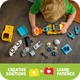 LEGO® DUPLO® 10475 - 3 az 1-ben építési munkagépek
