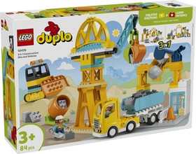 LEGO® DUPLO® 10476 - 3 az 1-ben építési terület és munkagépek