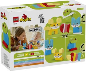 LEGO® DUPLO® 10477 - Kreatív és aranyos, 3 az 1-ben házi kedvencek